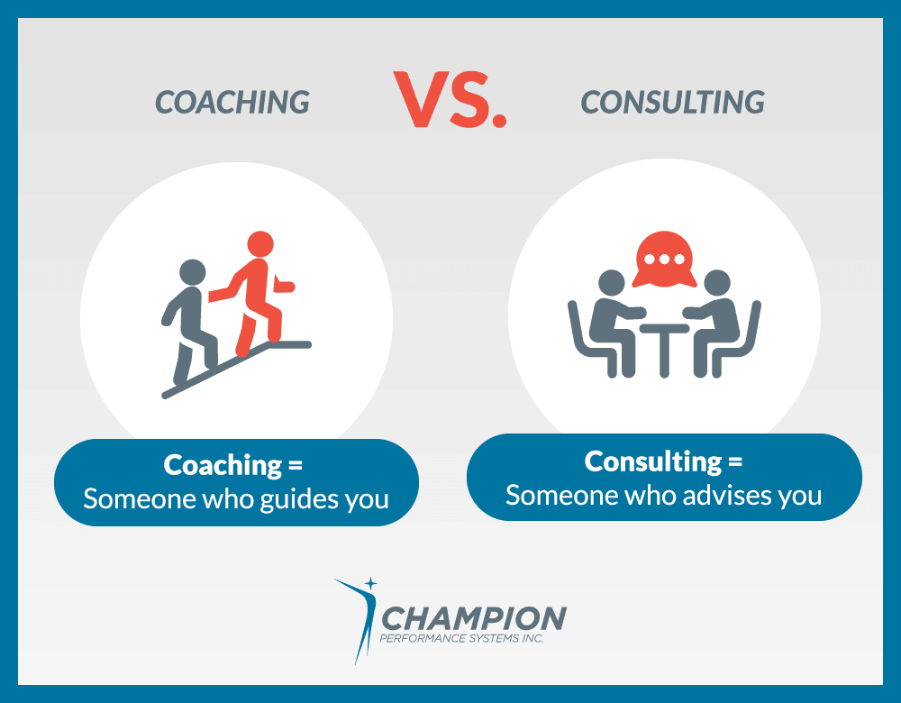 Coaching vs. consulting for business