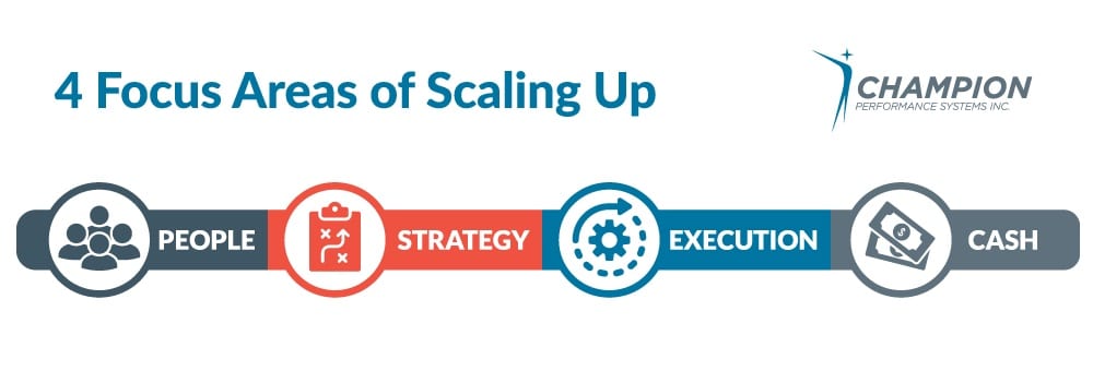 4 focus areas of scaling up