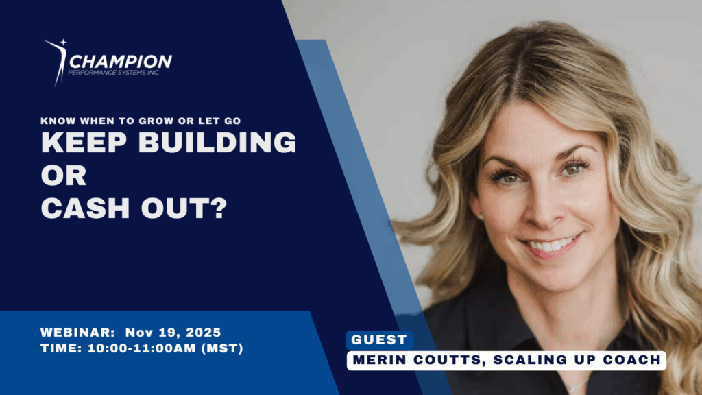 When to sell your business