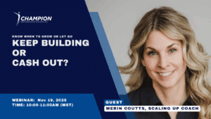 When to sell your business